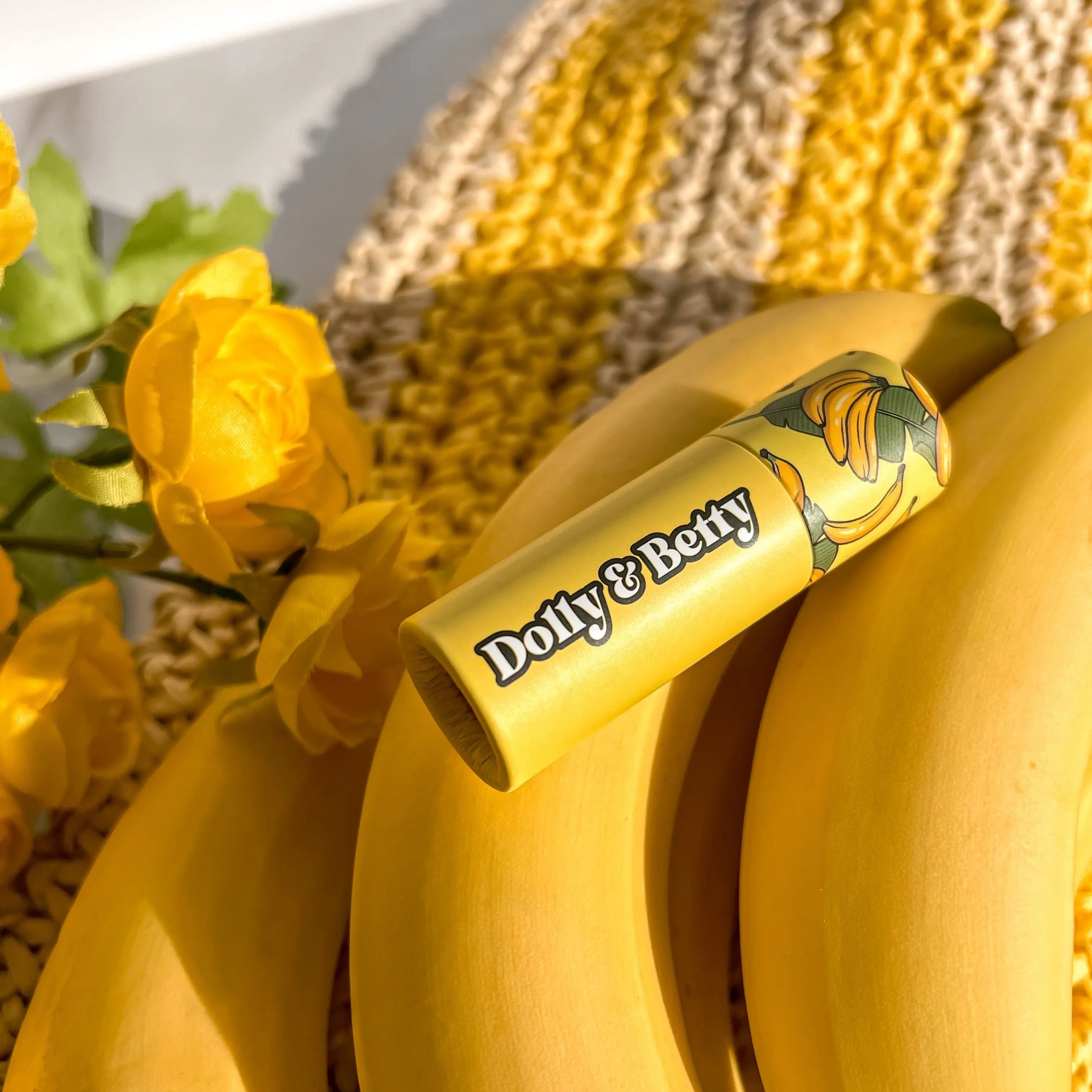 Baume à lèvres saveur banane Dolly and Betty