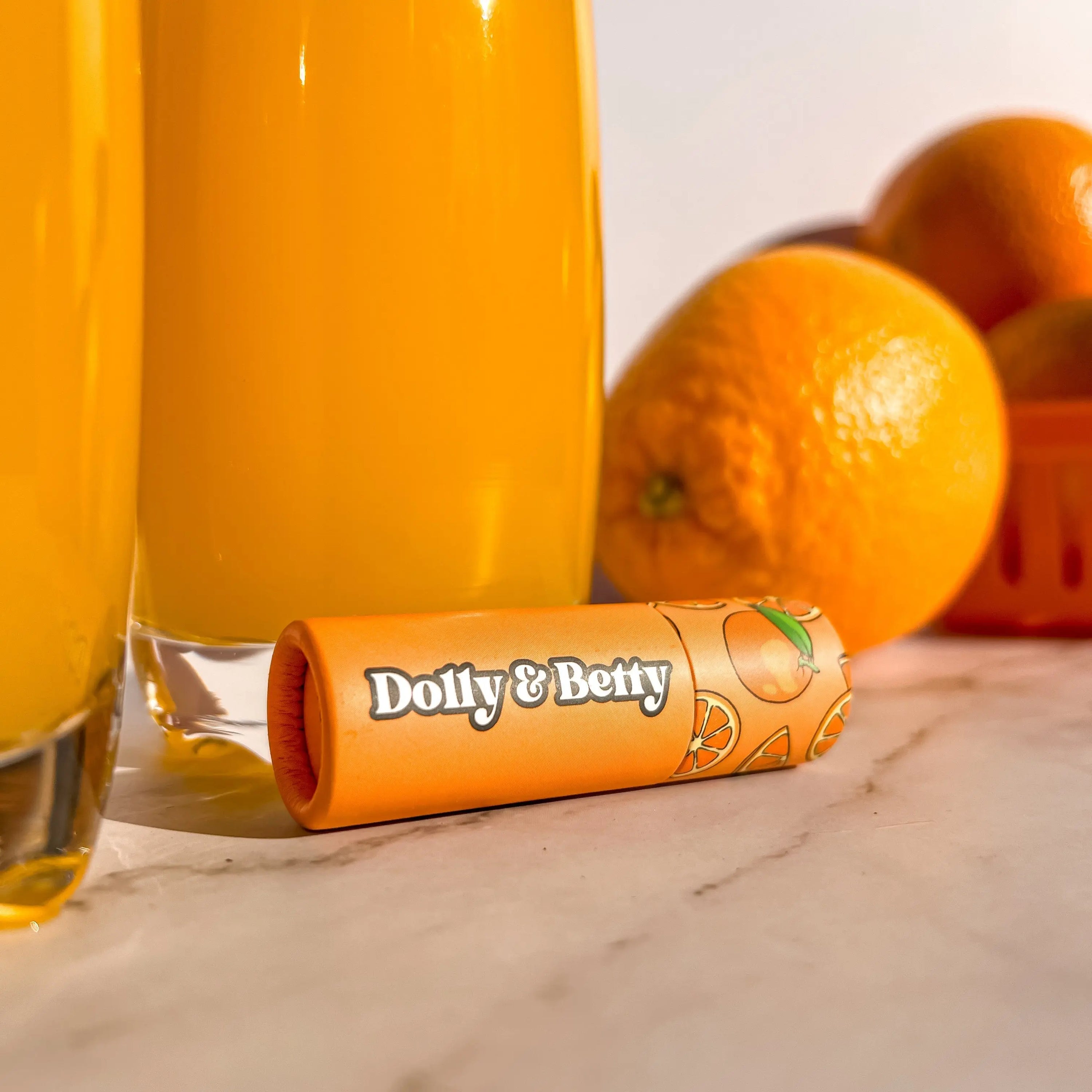 Baume à lèvres saveur d'orange Dolly and Betty