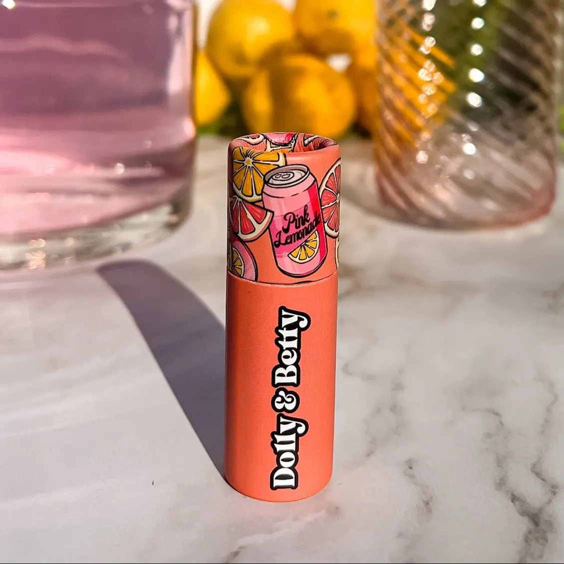 Baume à lèvres saveur limonade rose Dolly and Betty